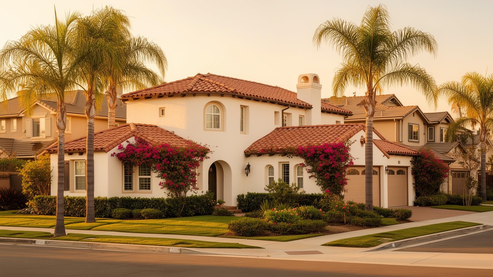 Spanish-style San Diego family home